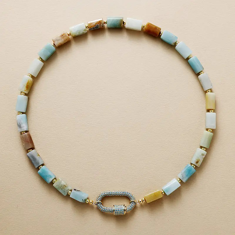 Amazonite Handmade Choker Necklace