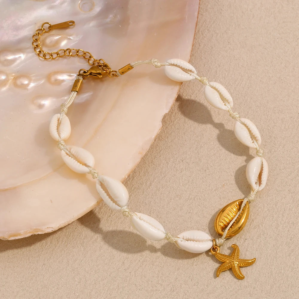Starfish Lovers Anklet