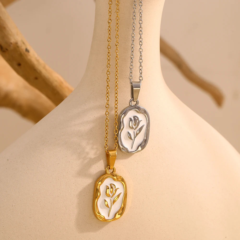Eternal Bloom Rose Necklace