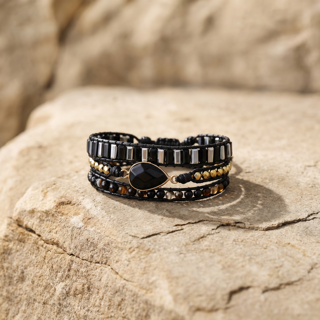 Wanderlust Layered Stone Bracelet - Studio