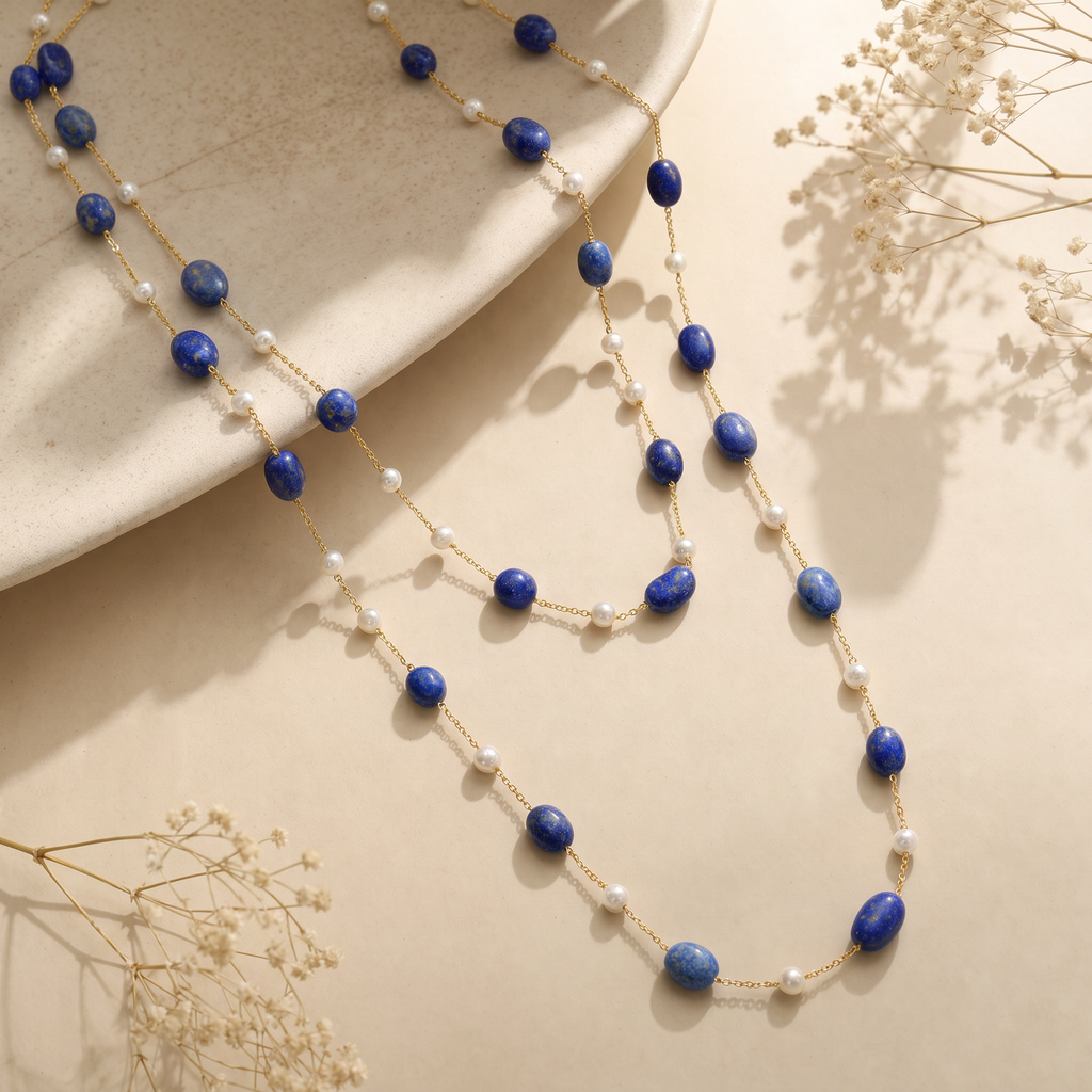 Inner Wisdom Layered Lariat Necklace - Studio