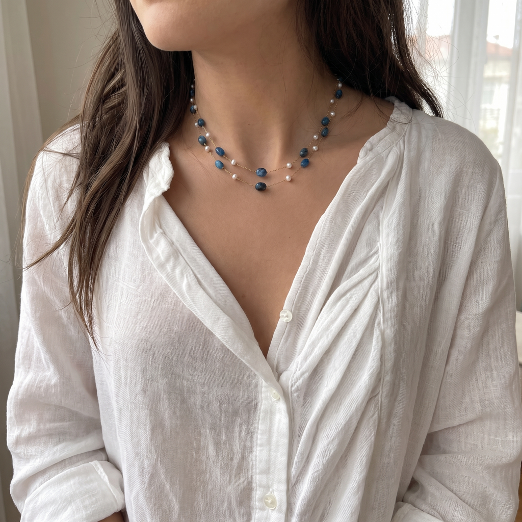 Inner Wisdom Layered Lariat Necklace - UGC