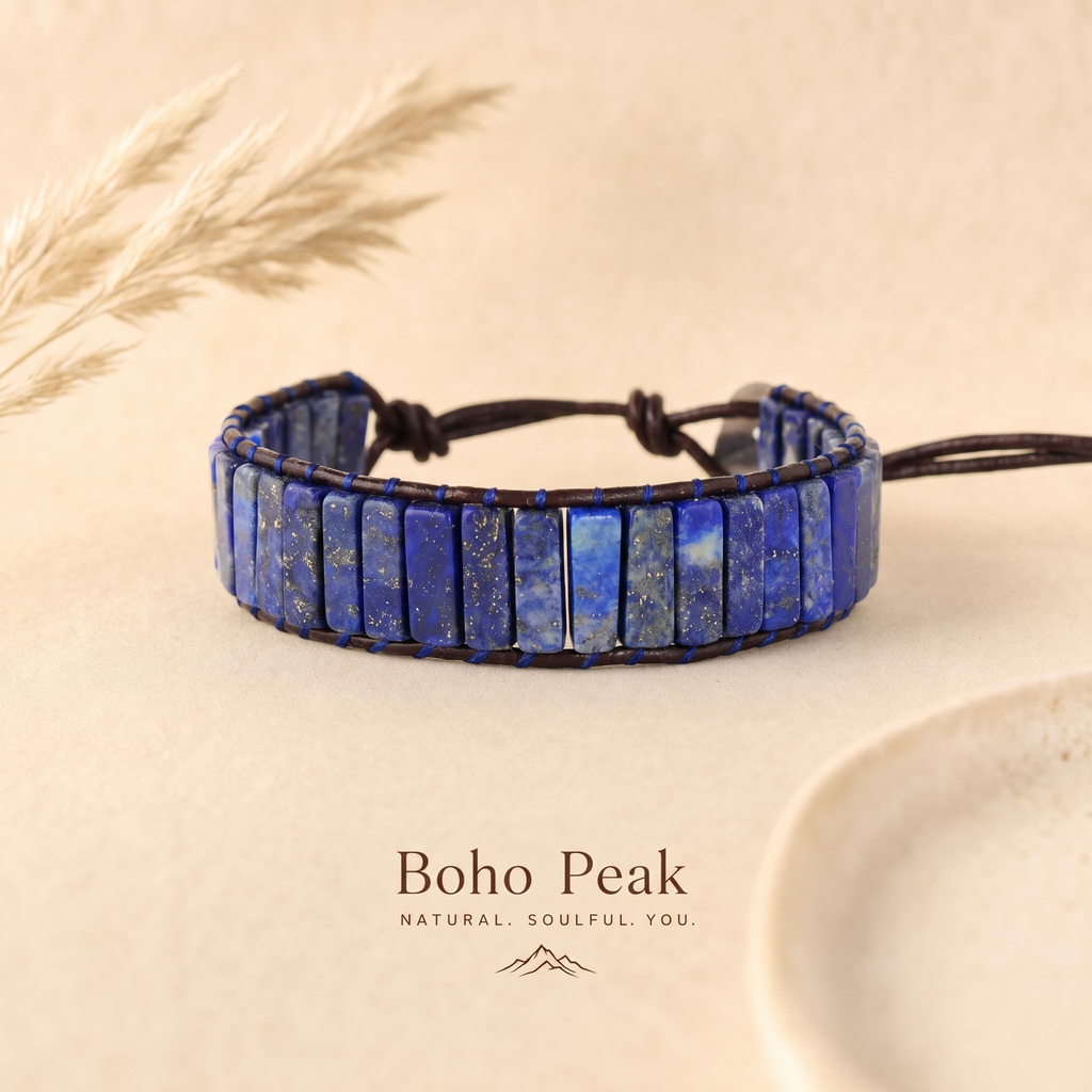 Inner Truth Lapis Lazuli Wrap Bracelet - Studio