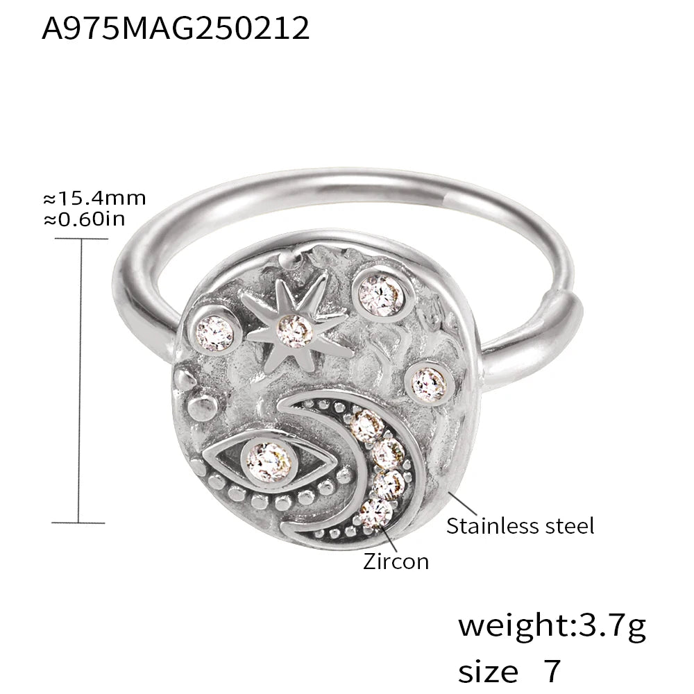 Celestial Starlight Talisman Ring
