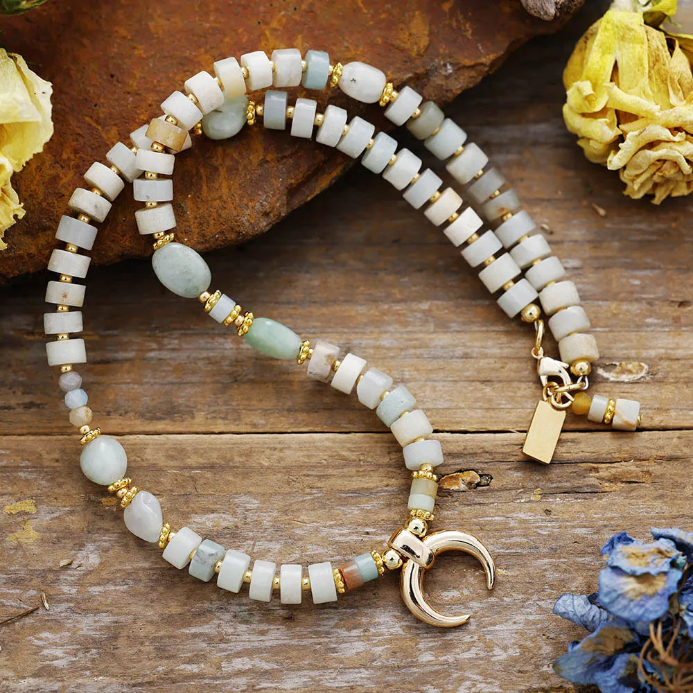 Luxurious Beaded Gemstone Necklace