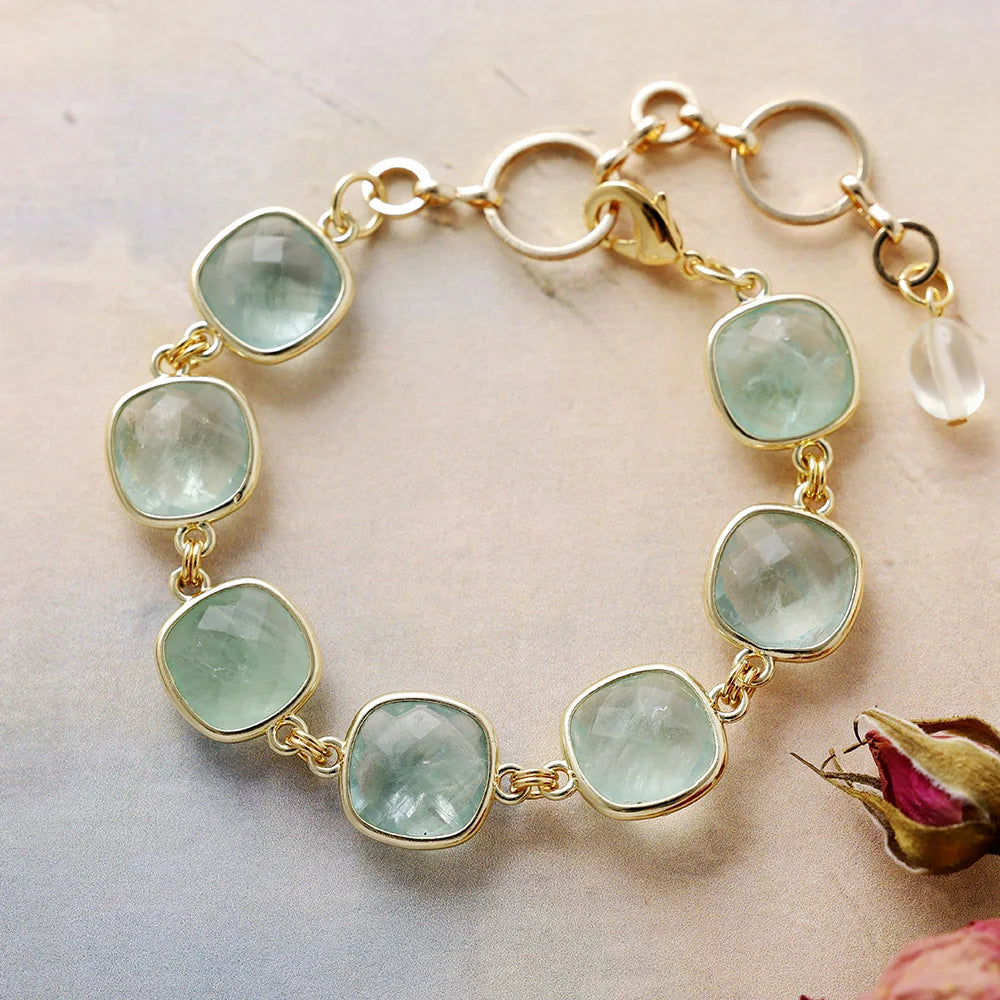 Luminous Edge Crystal Bracelet
