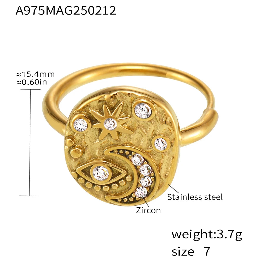 Celestial Starlight Talisman Ring