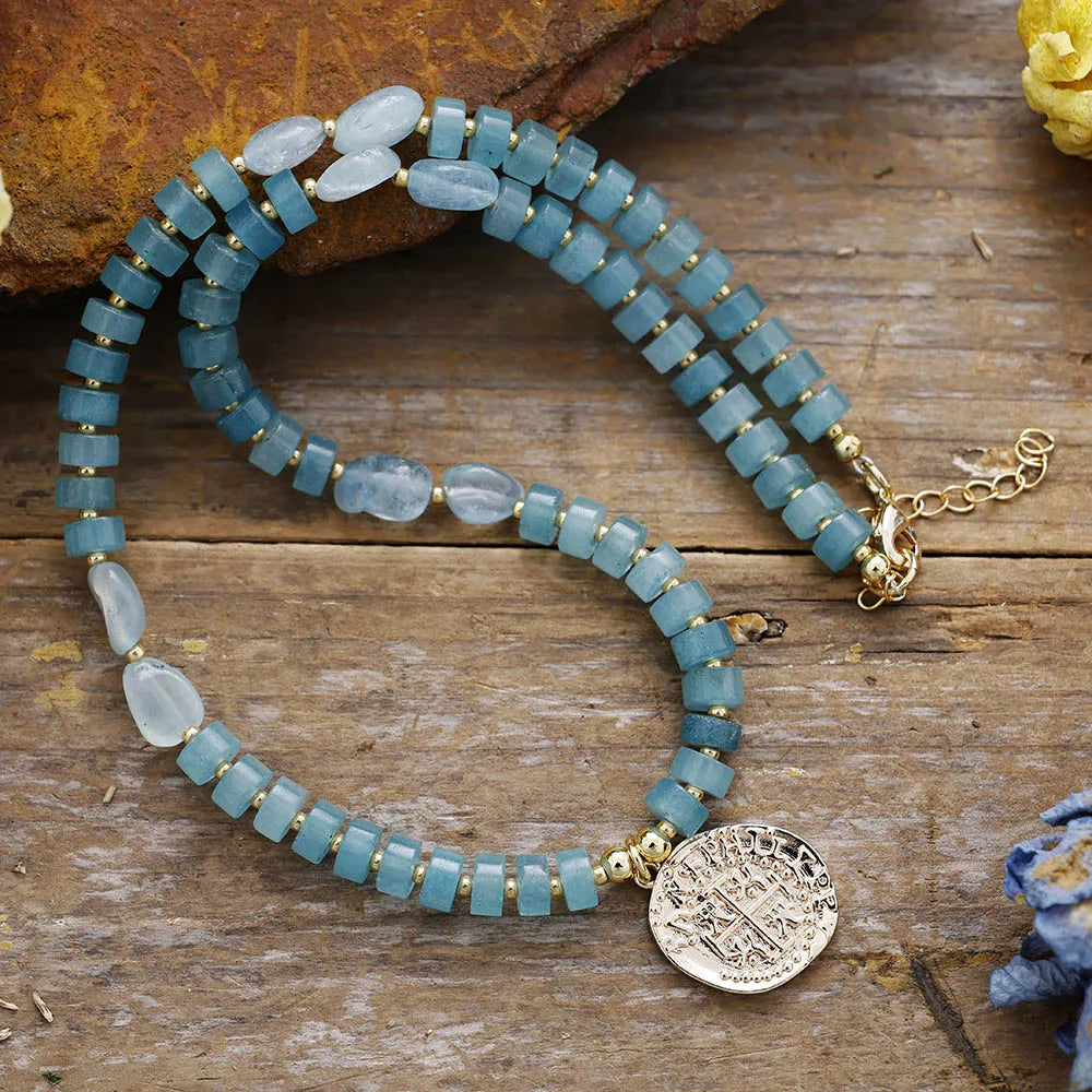 Luxurious Beaded Gemstone Necklace