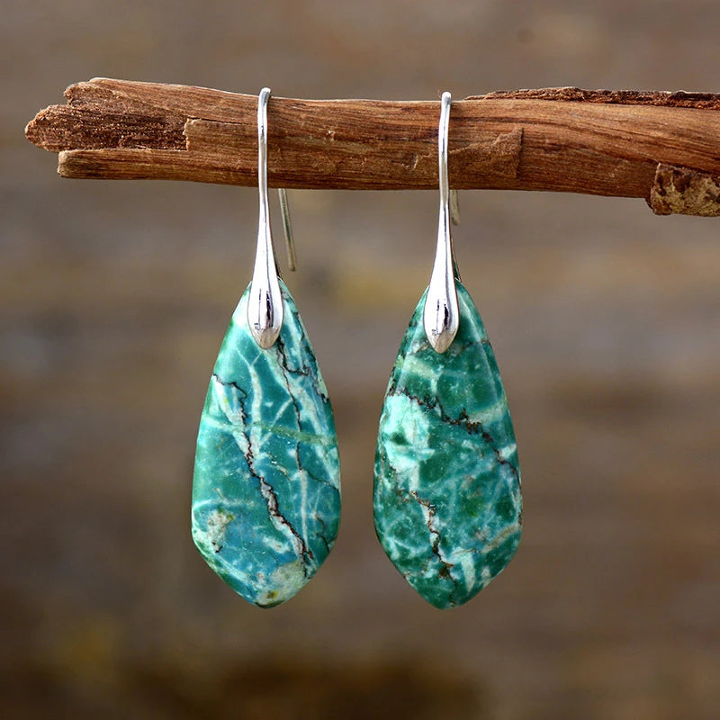 Nature’s Artistry Teardrop Earrings