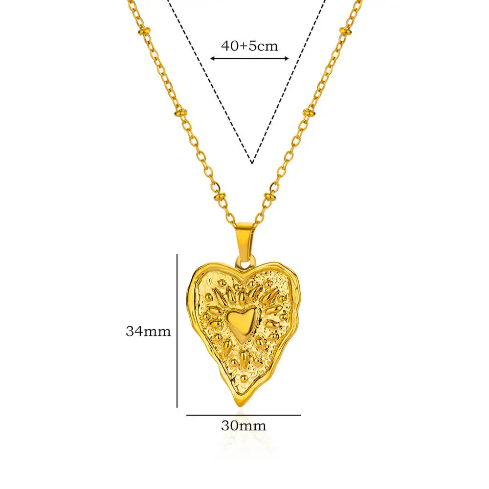 Pulsing Love Heart Necklace