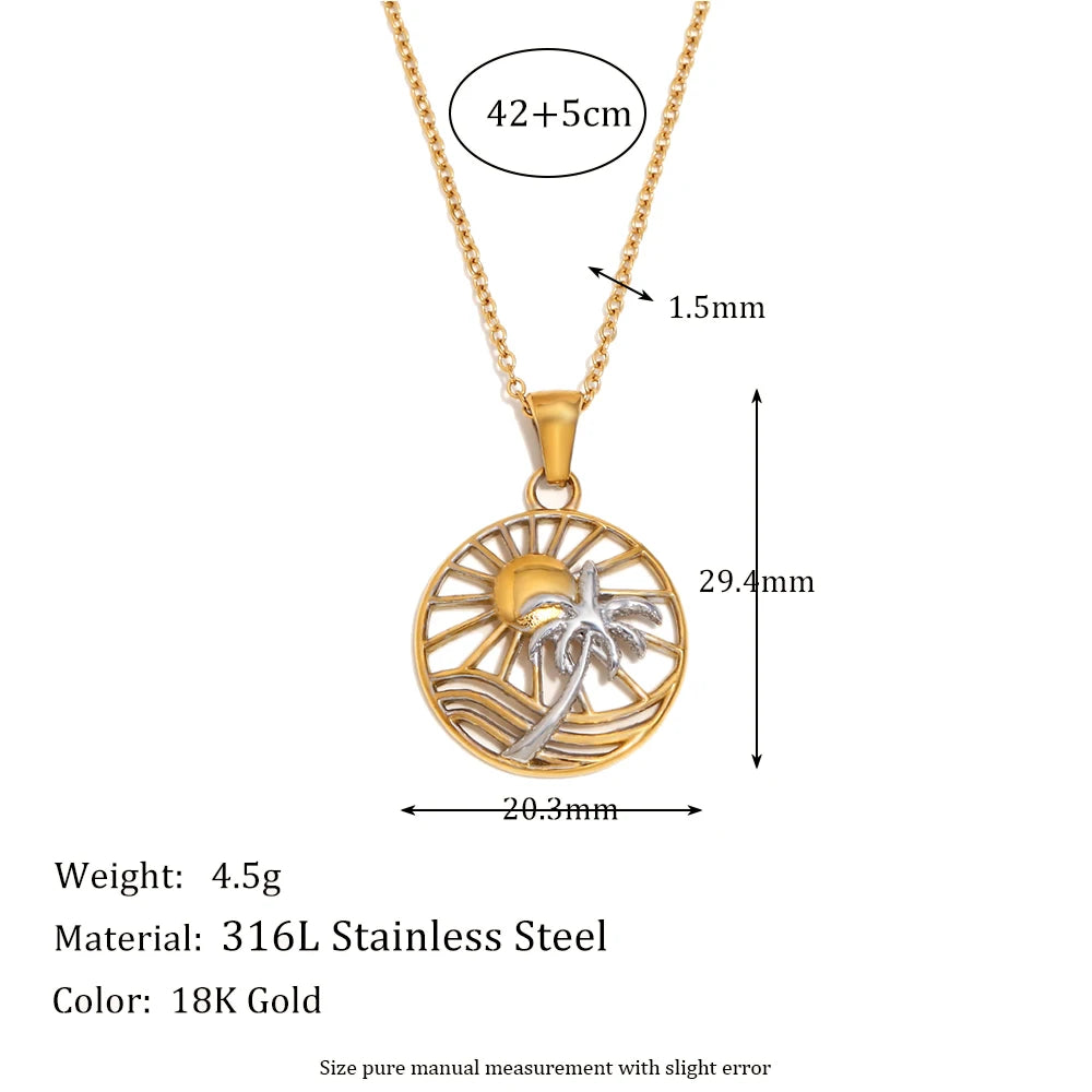 Tropical Escape Pendant Necklace