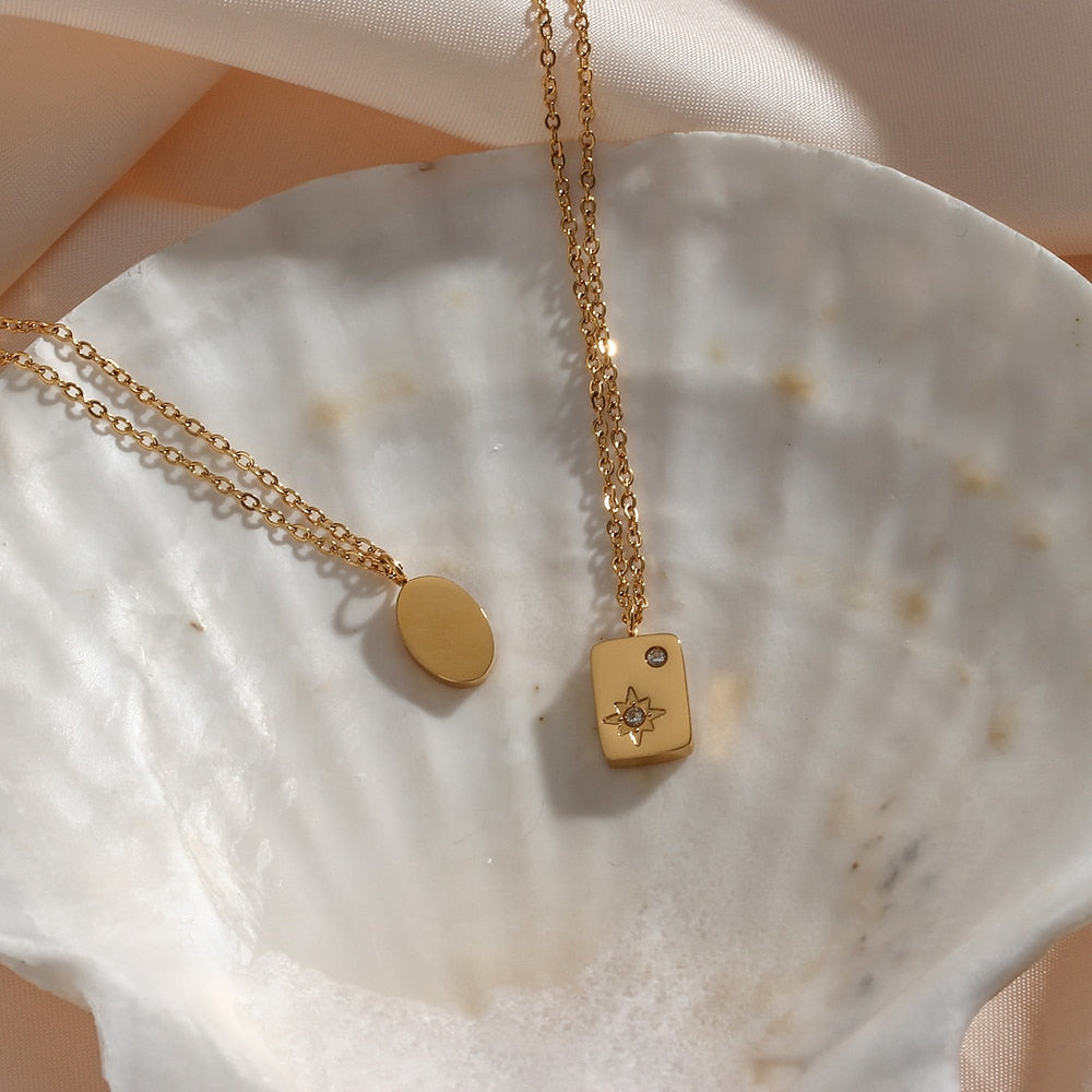 Nightsky Ensemble Gold Necklace