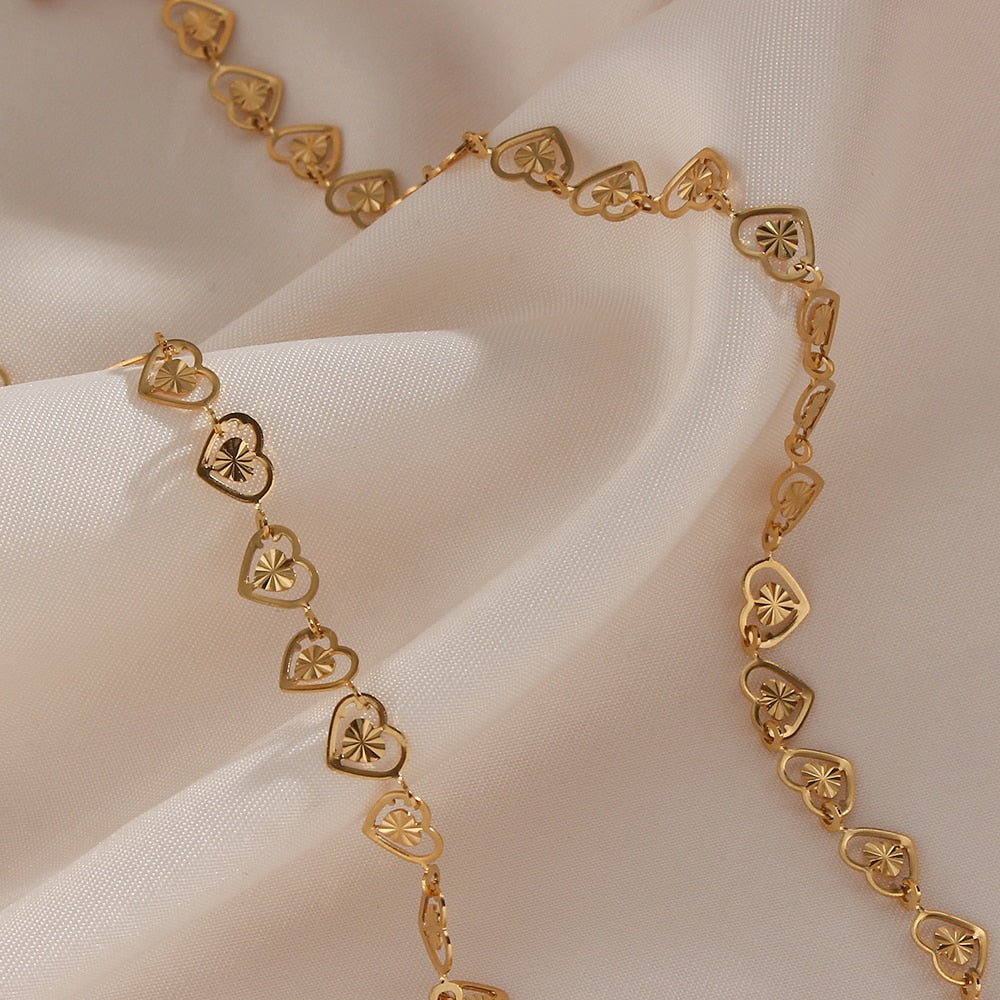 Fine Hearts Pearl Jewellery Set