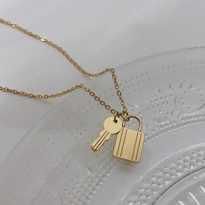 Lock And Key Necklace