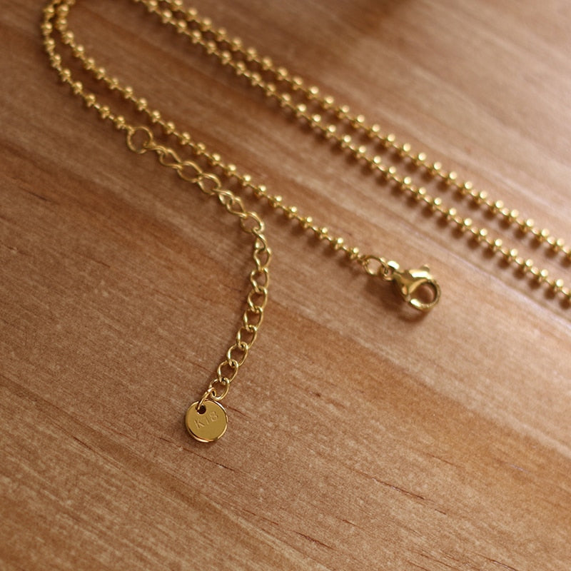 Vintage Jagged Pendant Necklace