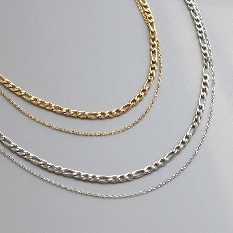 Chunky Dainty Combo Layered Necklace
