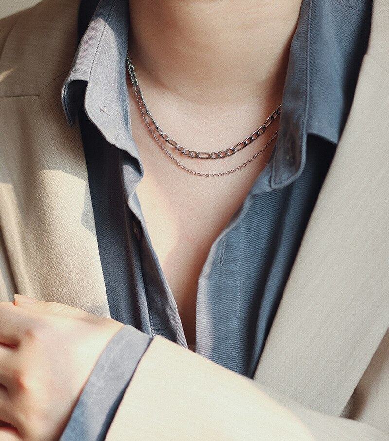 Chunky Dainty Combo Layered Necklace
