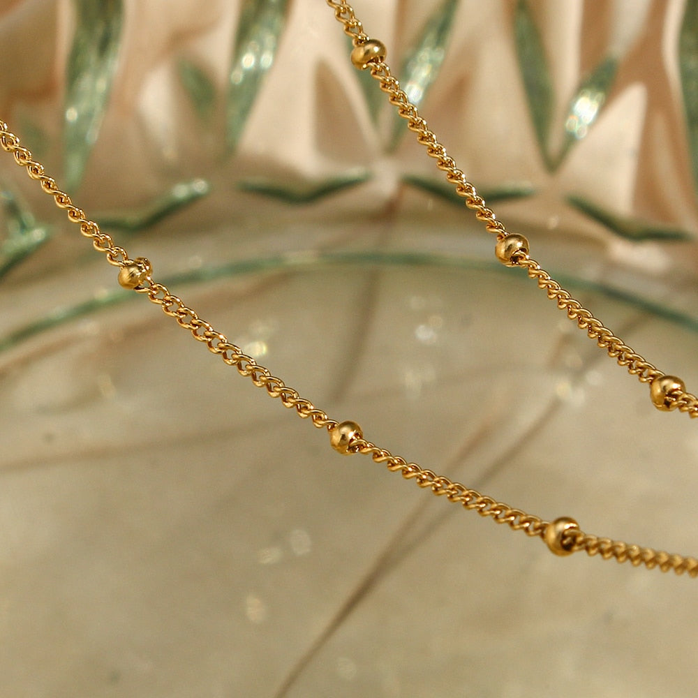 Sun Star Insignia Chain Necklace