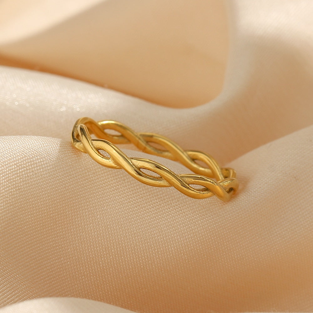 Celtic Braided Gold Ring