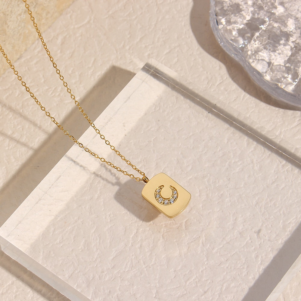 Moon Tarot Pendant Necklace