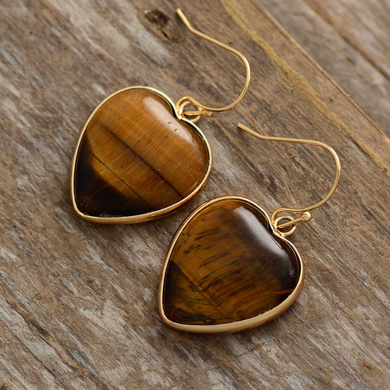 Brown Tigers Eye Jewellery Set
