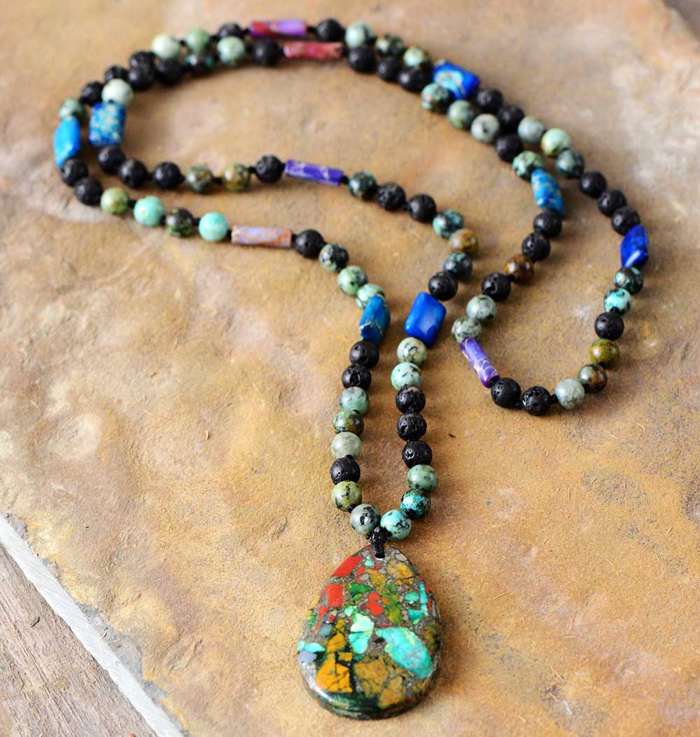 Prisma Jasper Agate Necklace