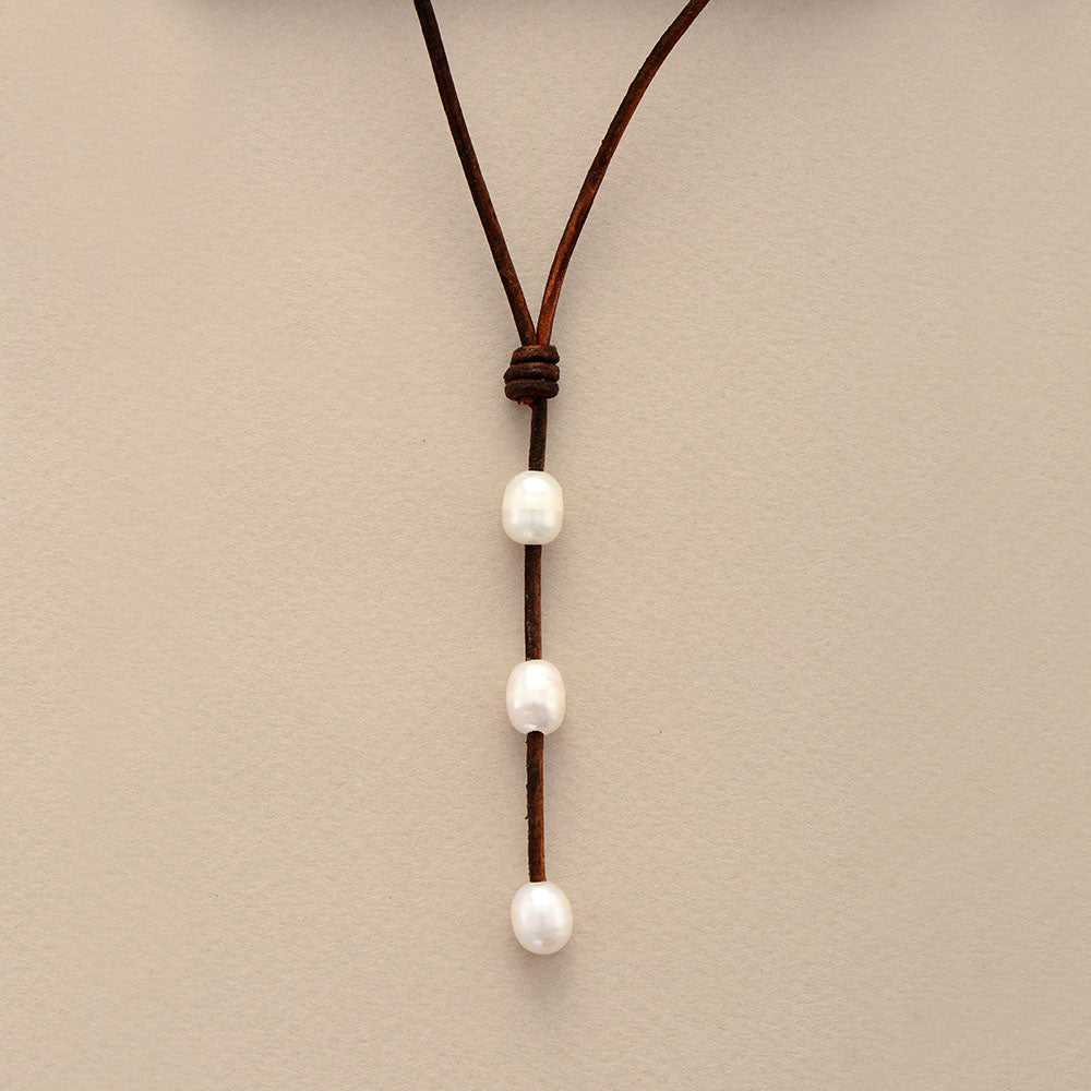Pearl Tribal Choker Necklace