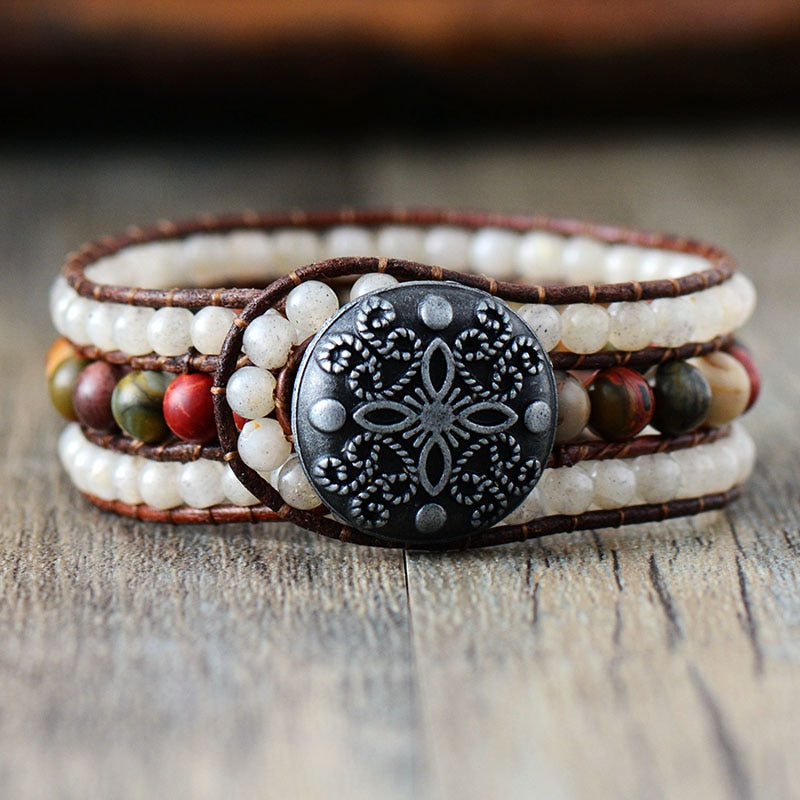 Boho Chromatic Handmade Wrap Bracelet