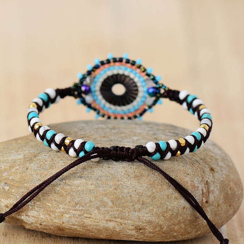 Evil Eye Beads Handmade Bracelet