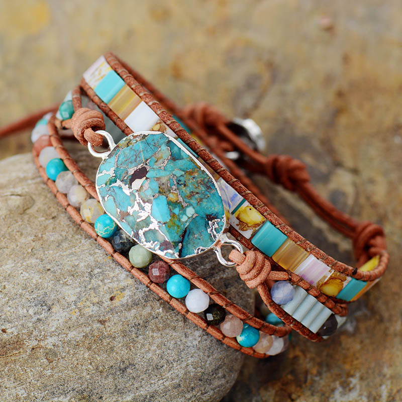 Chroma Themed Woven Boho Bracelet