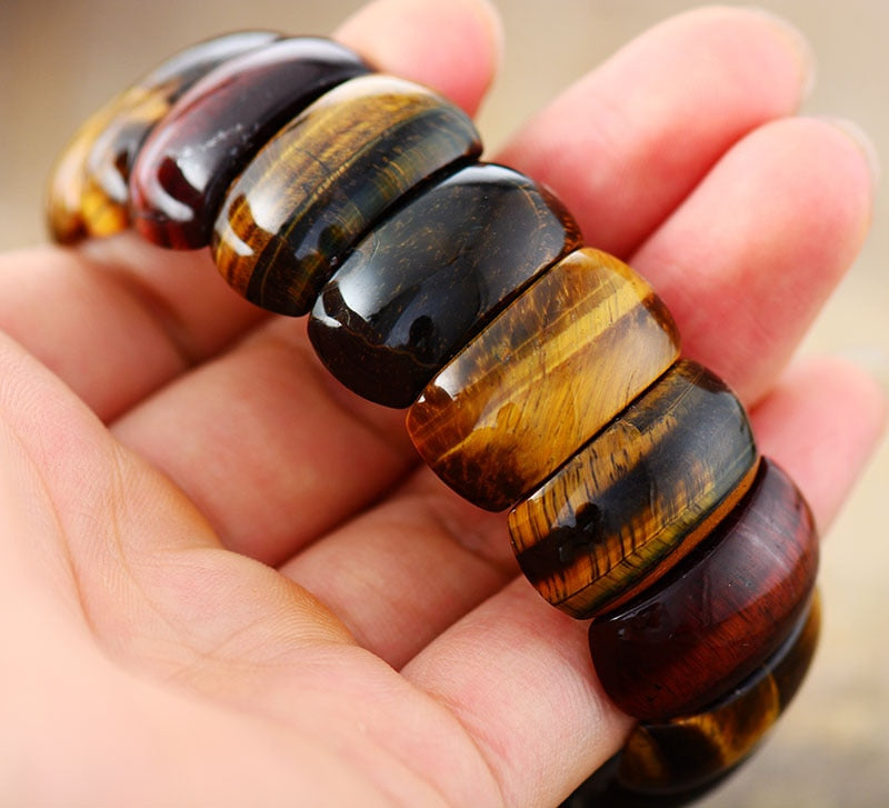 Chatoyant Quartz Stretchable Bangle Bracelet