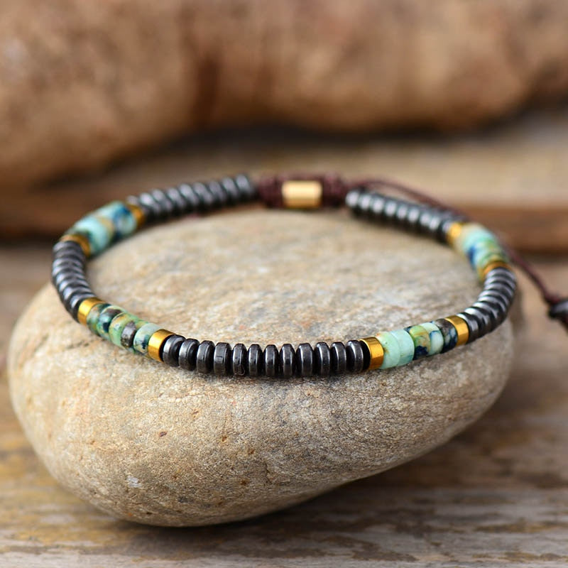 Matte Jasper Stone Friendship Bracelet