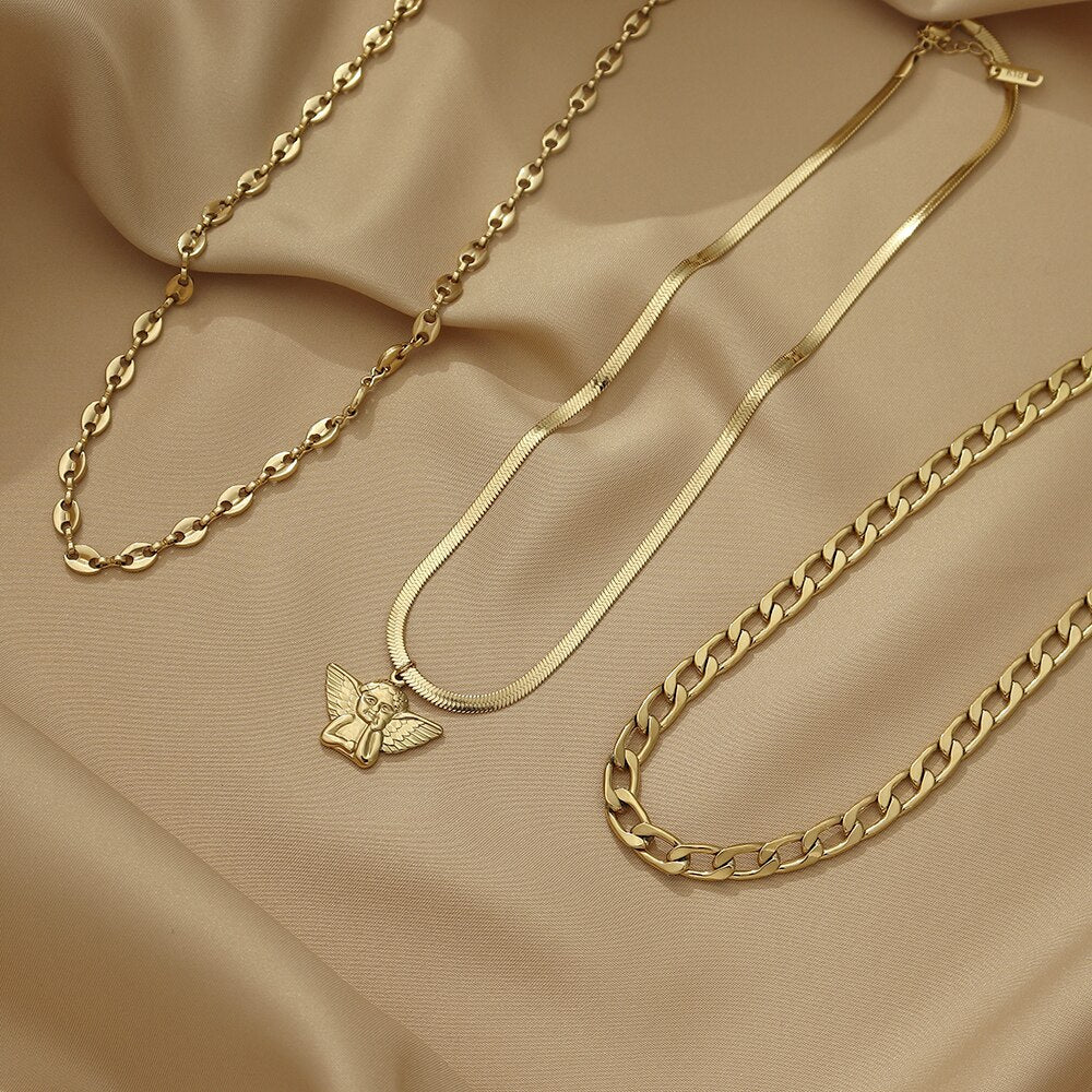Eccentric Stylish Gold Necklace