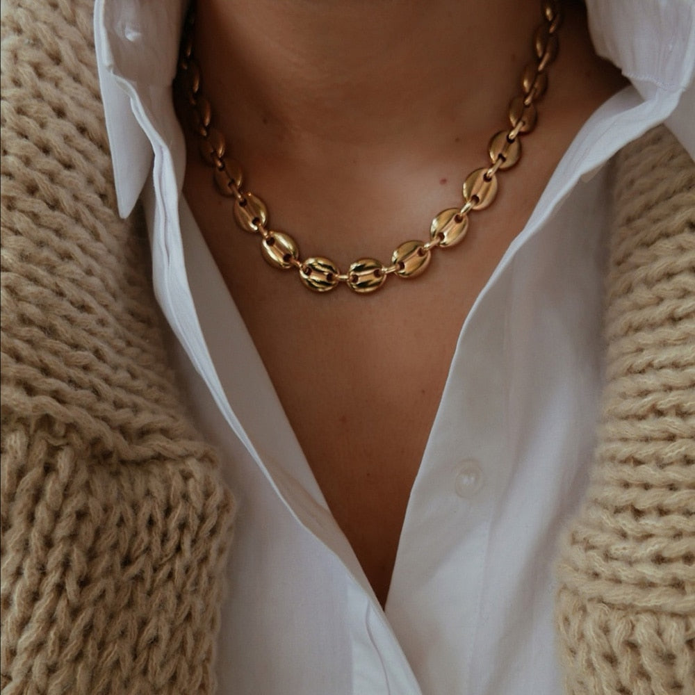 Eccentric Stylish Gold Necklace