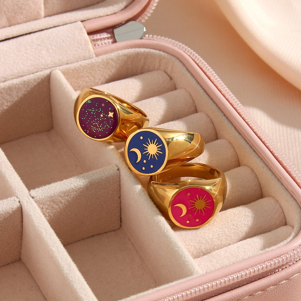 Universe Emblem Dome Ring