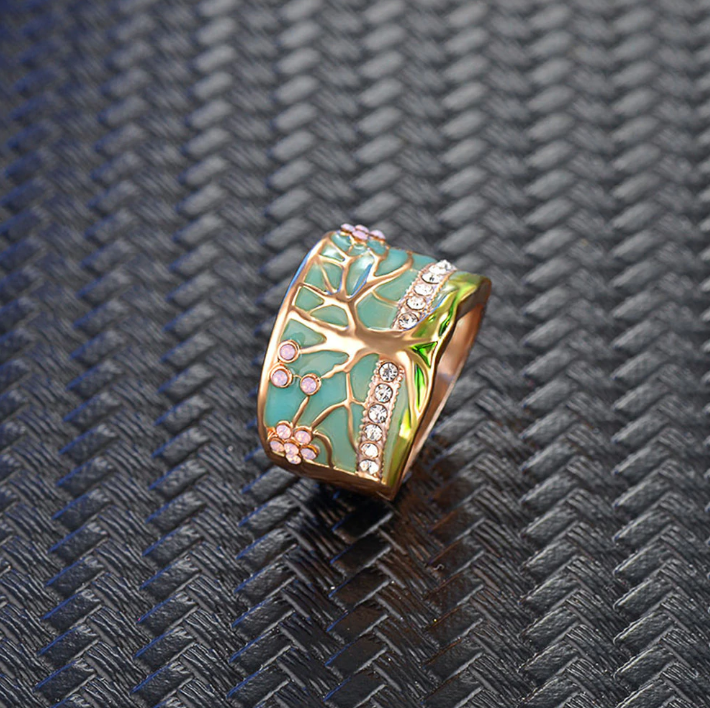 Tree Of Life Opal Ring
