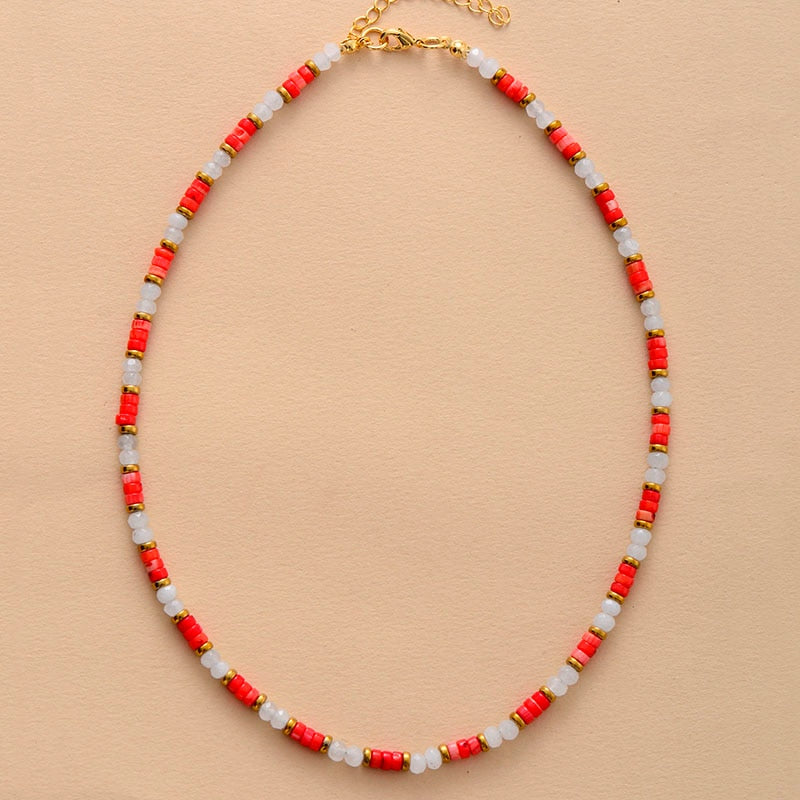 Mystic Beads Dainty Necklace