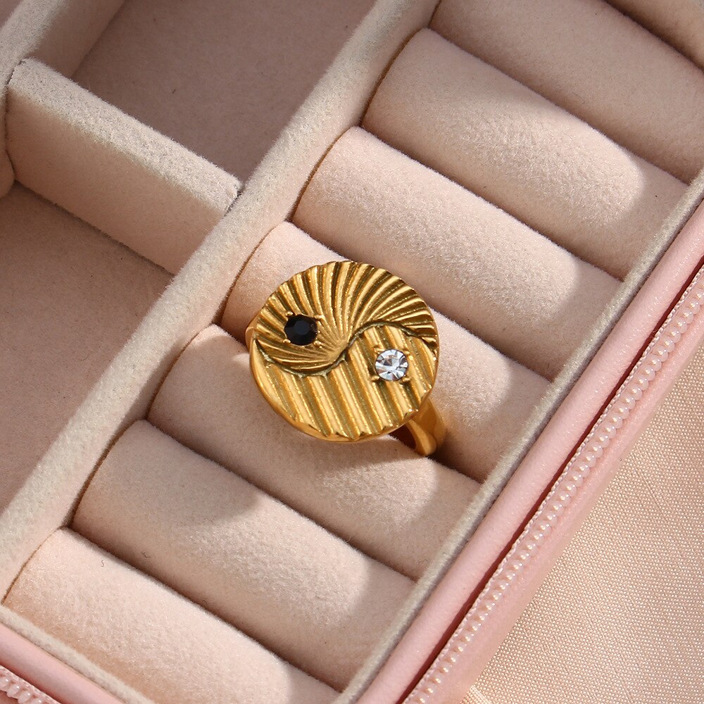 Sun & Moon Yinyang Ring