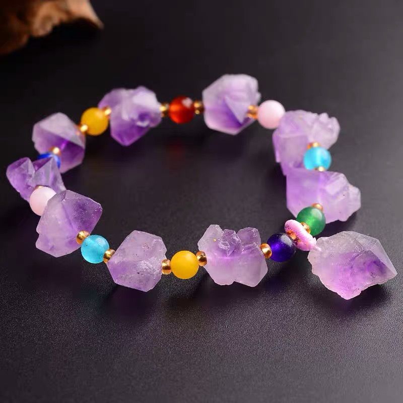 Druzy Crystal Charm Bracelet