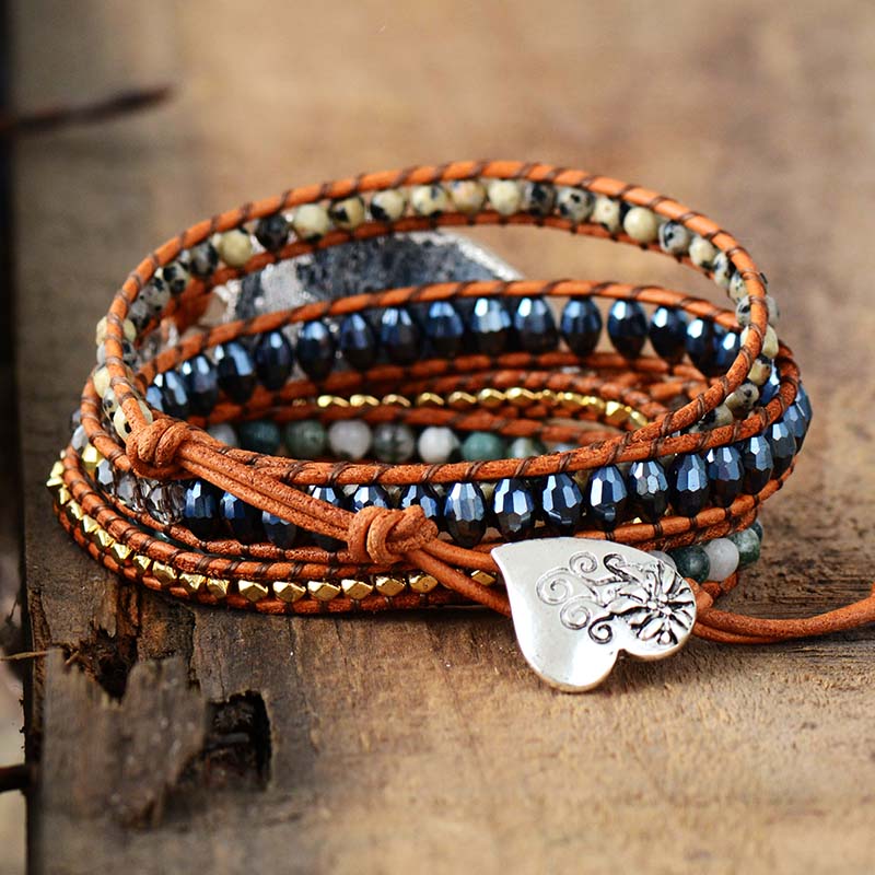Layered Harlequin Boho Bracelet