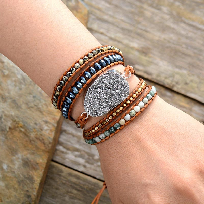 Layered Harlequin Boho Bracelet