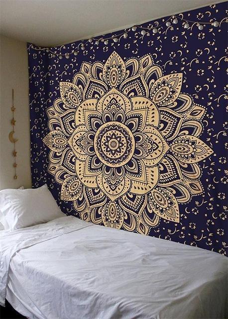 Beautiful Mandala Tapestry Tapestry Boho Peak O68 200cmx150cm 