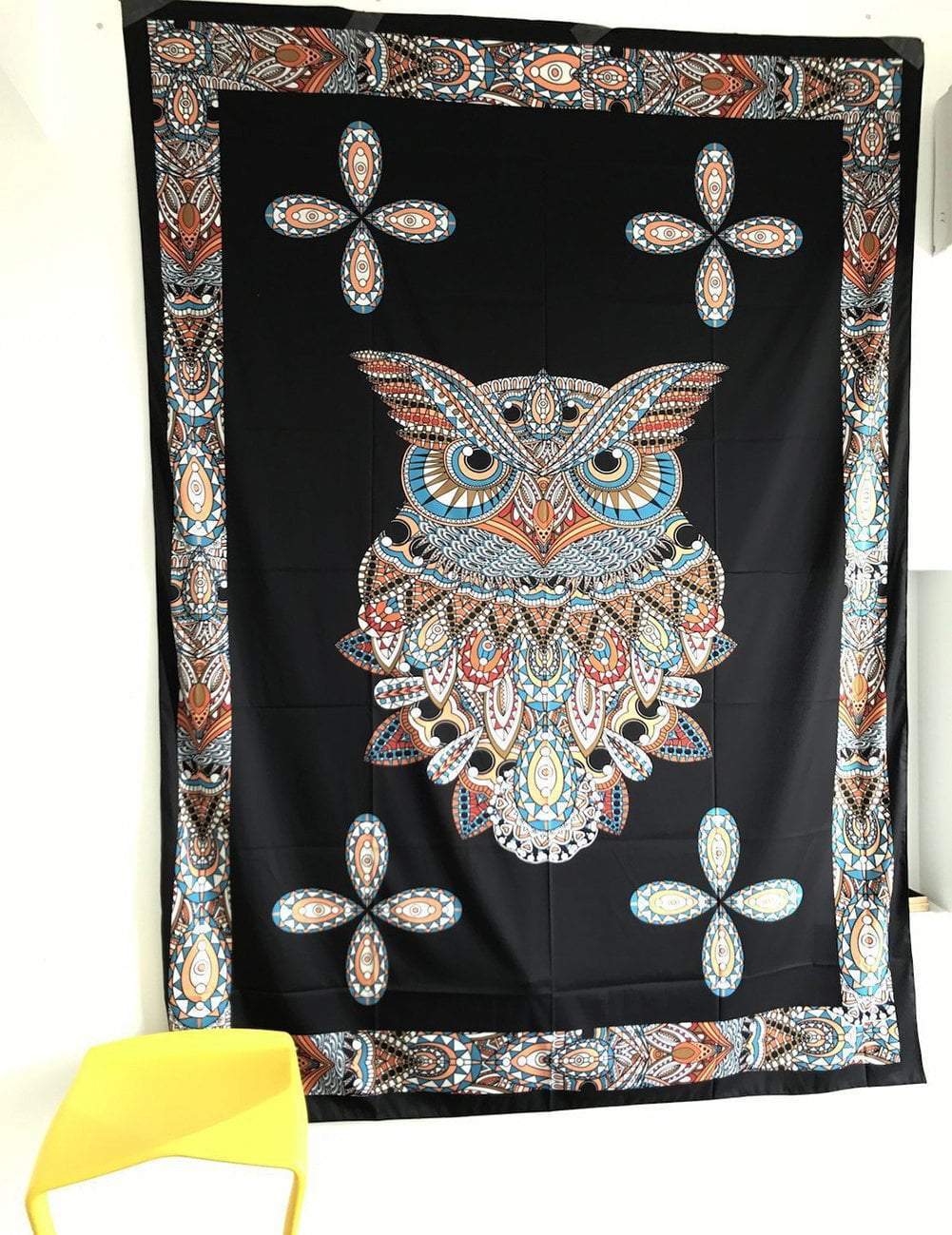 Bohemian Owl Tapestry Tapestry Boho Peak 