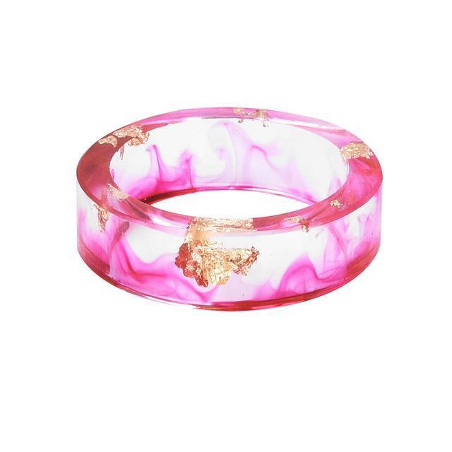 Handmade Ocean Spirit Ring Boho Peak 10 Pink 