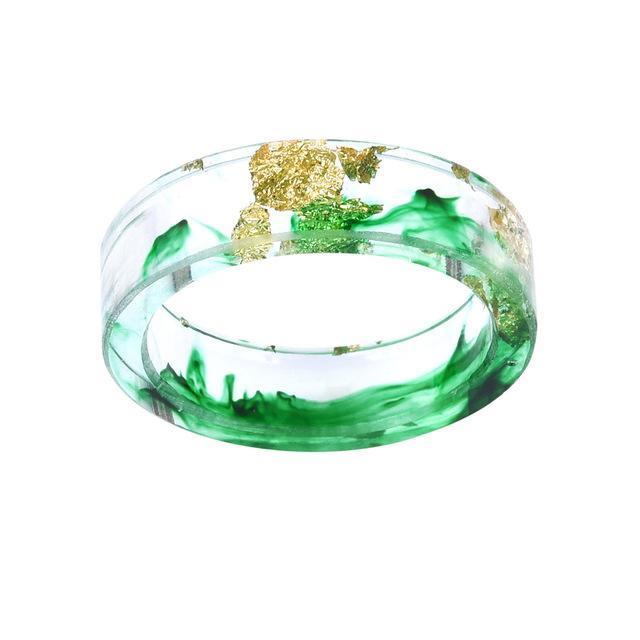 Handmade Ocean Spirit Ring Boho Peak 10 Emerald 