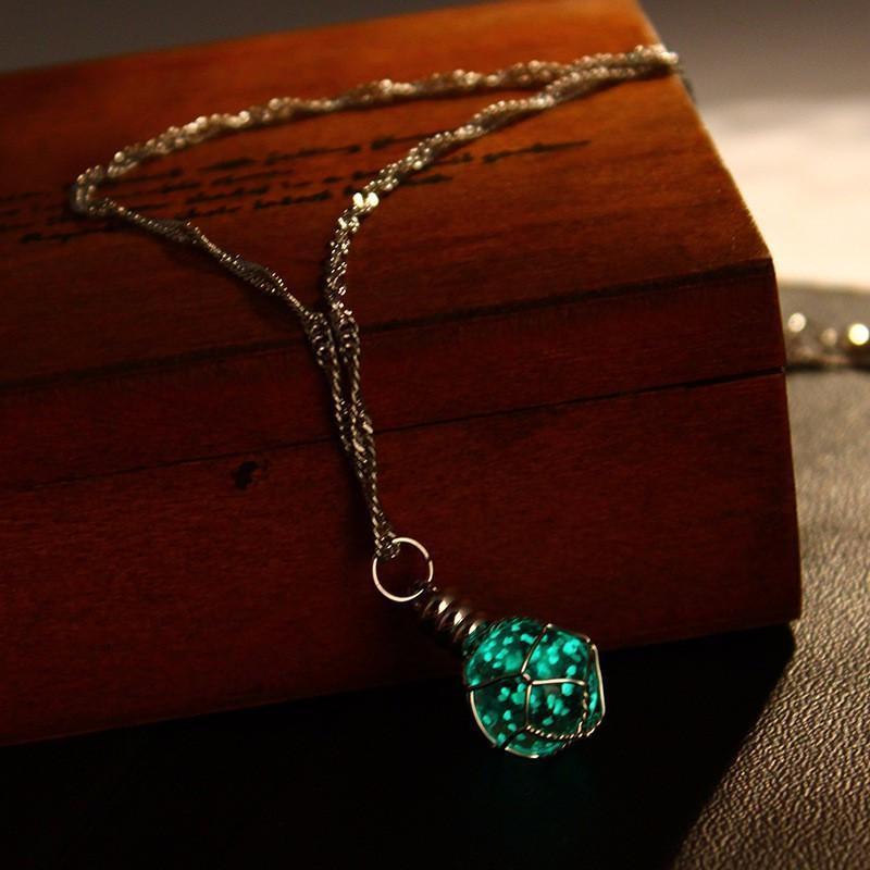 Oracle: The Luminous Crystal Ball Necklace Necklace Boho Peak 