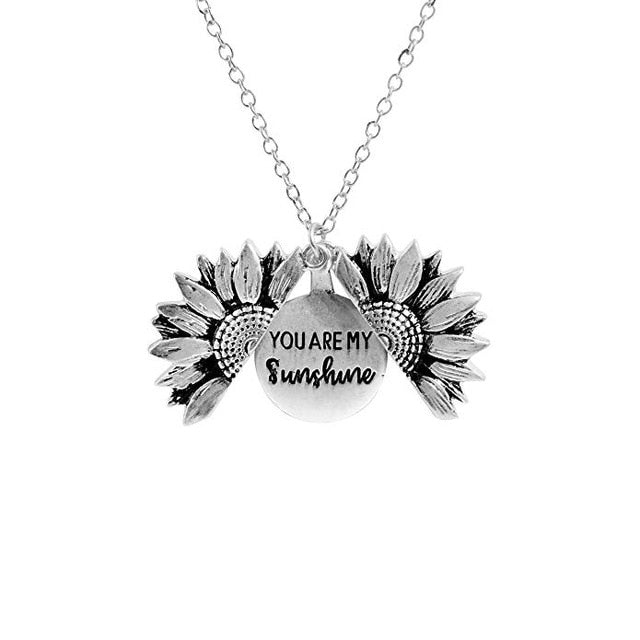 "You Are My Sunshine" Hidden Message - Necklace