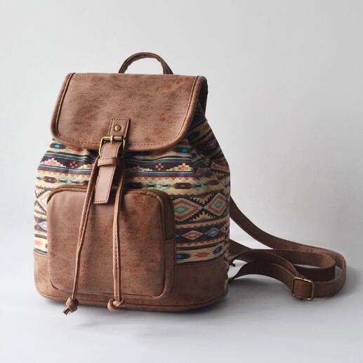 The Bohemian's Backpack Bags Boho Peak Tan 