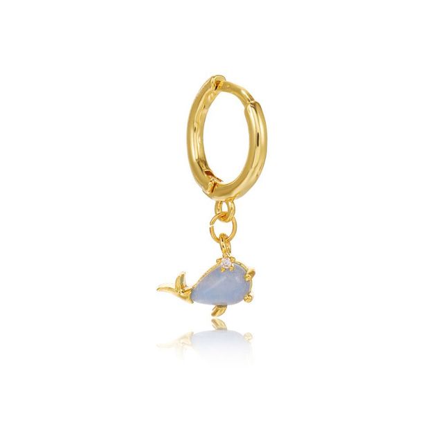 Marine Charm Huggie Earrings