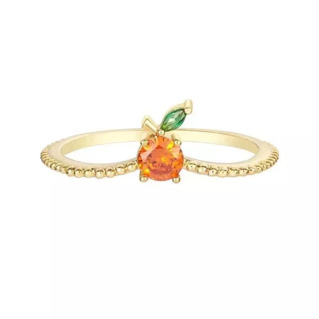 Dainty Sparkling Stackable Fruit Ring